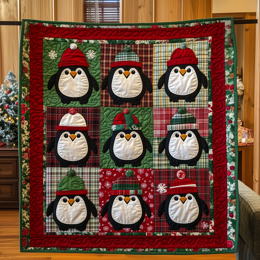 Penguin Christmas LT1009013CL Quilt