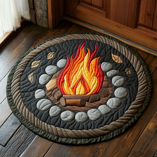 Gather Flame CP2807062CL Quilted Round Mat