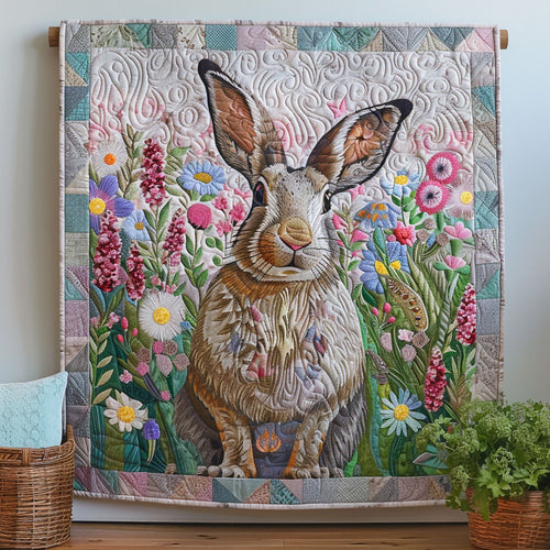 Rabbit Flower Garden CW1001054CL Quilt