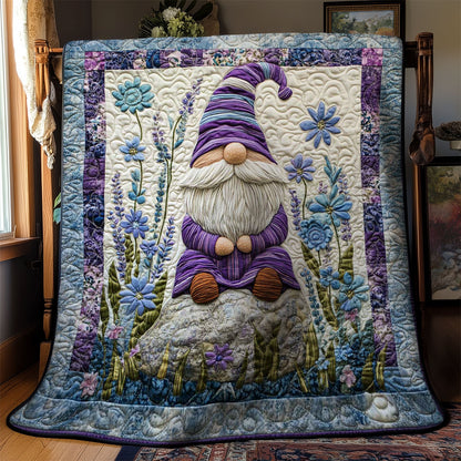 Purple Serenity Gnome WN0801003CL Quilt