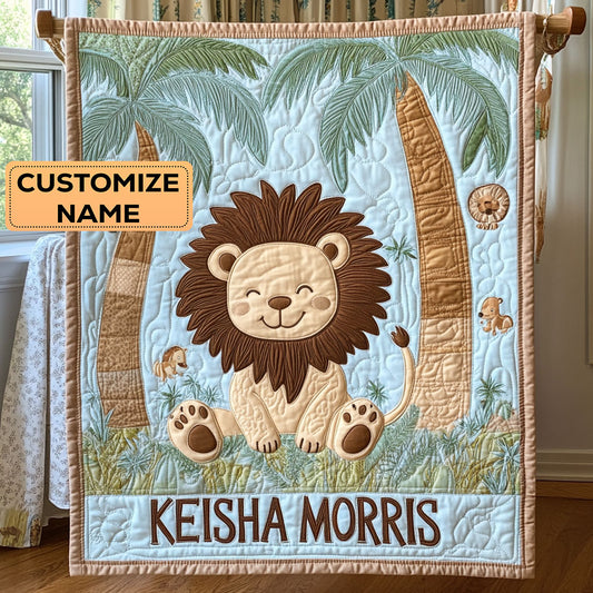 Little Mane CP2407027CL Personalized Baby Quilt