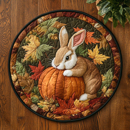Little Bunny CM0705007CL Quilted Round Mat
