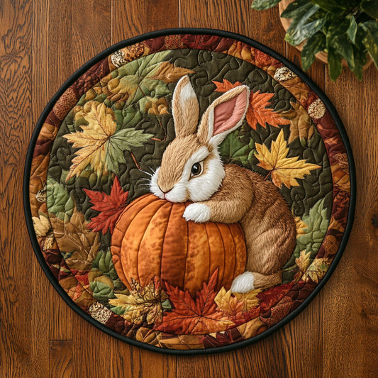 Little Bunny CM0705007CL Quilted Round Mat