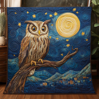 Owl Starry Night WX0406044CL Quilt
