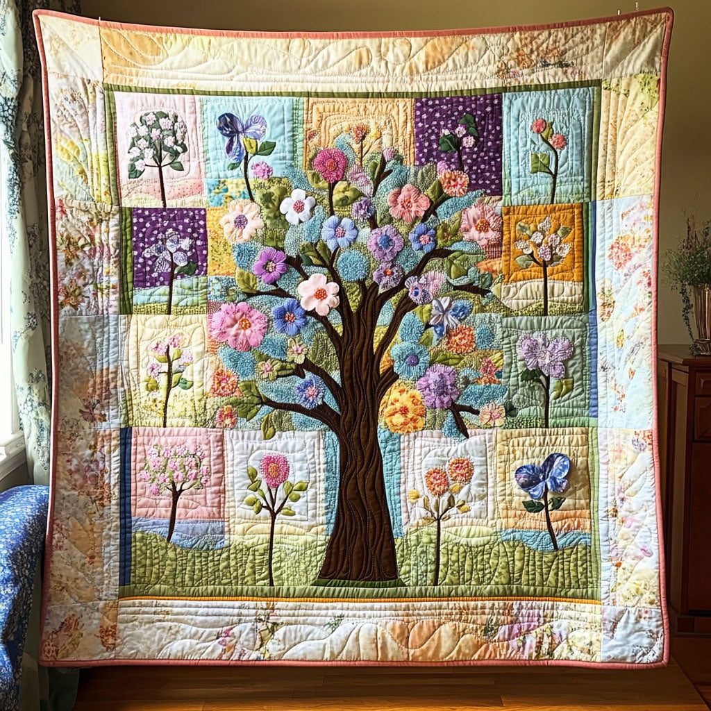 Golden Tree Glow WN0808131CL Quilt