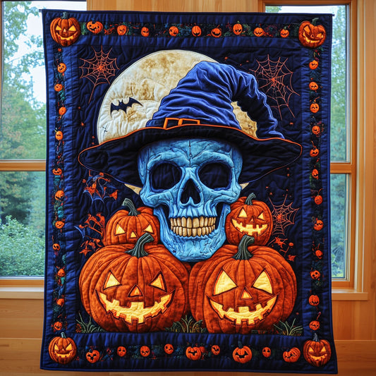 Midnight Skull CP2608003CL Quilt