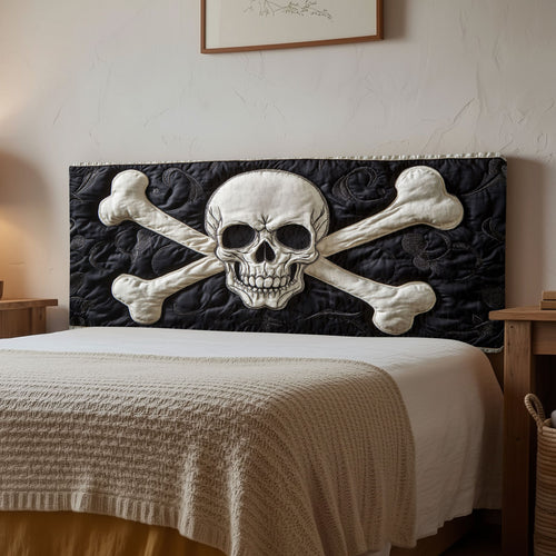 Skull Dominion CP1512091CL Quilted Headboard Slipcover
