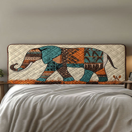 Patchwork Elephant WN1912032CL Quilted Headboard Slipcover