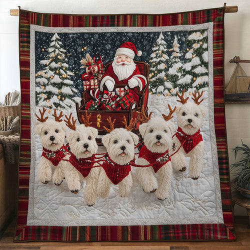 Terrier Christmas Joy WN1211110CL Quilt