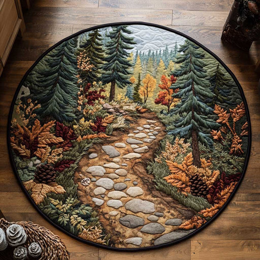 Deep Forest WN0905006CL Quilted Round Mat