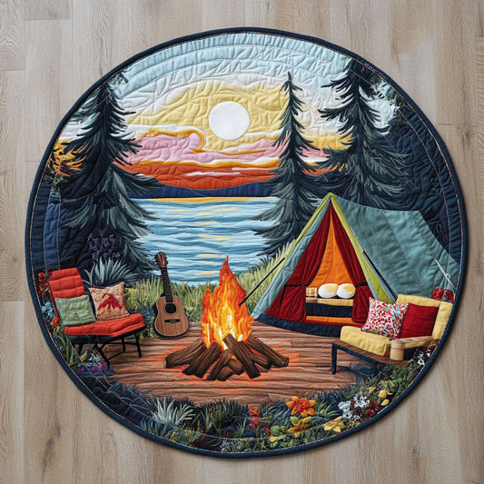 Camping WJ2504038CL Quilted Round Mat