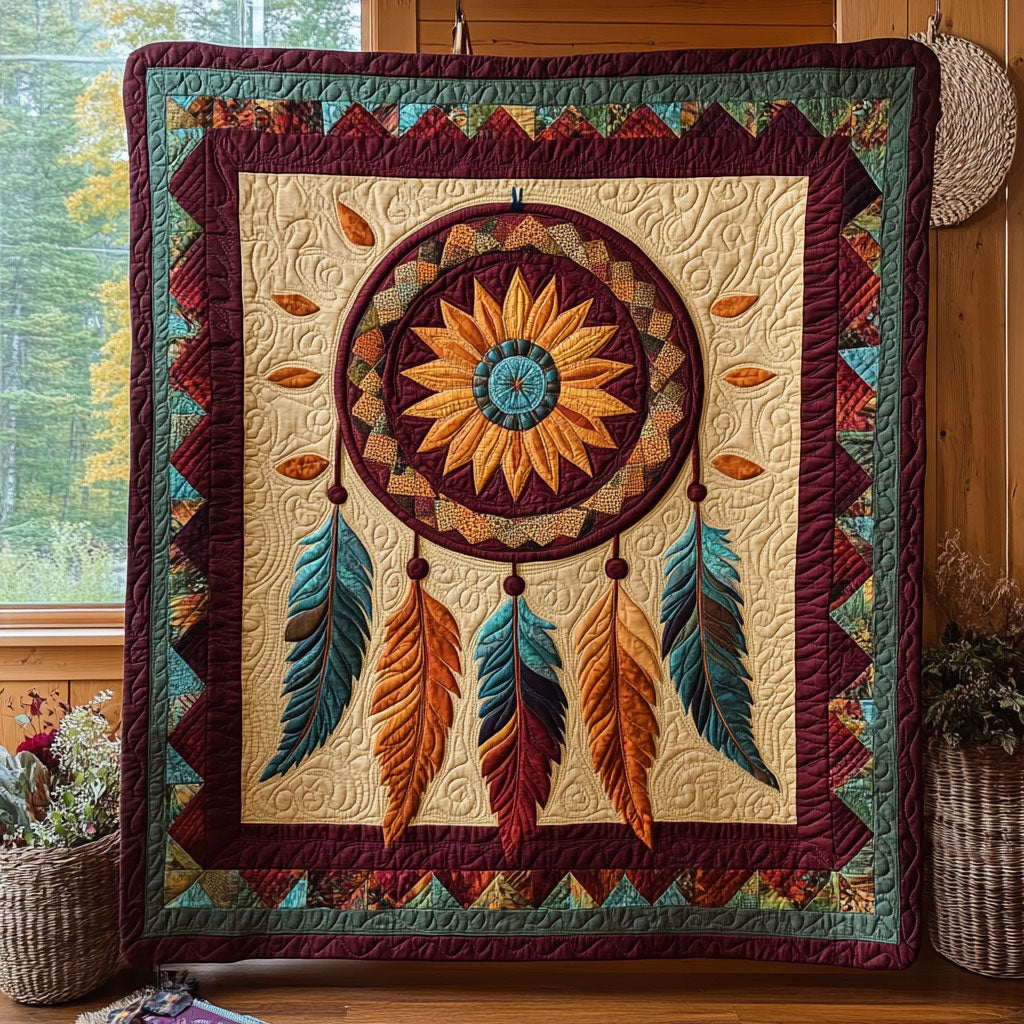 Sacred Feathers CP0912018CL Quilt