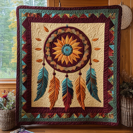 Sacred Feathers CP0912018CL Quilt