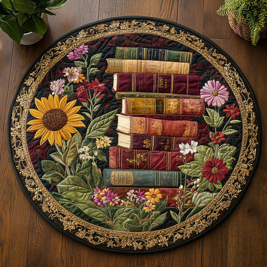 Book Bloom CM0705015CL Quilted Round Mat