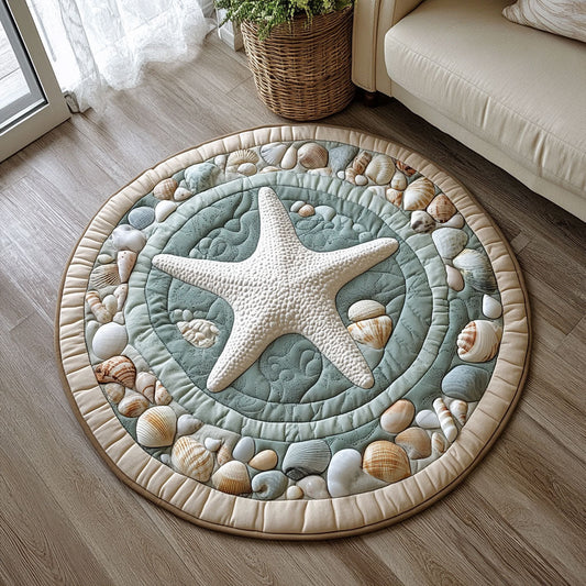Seabreeze WX0606043CL Quilted Round Mat