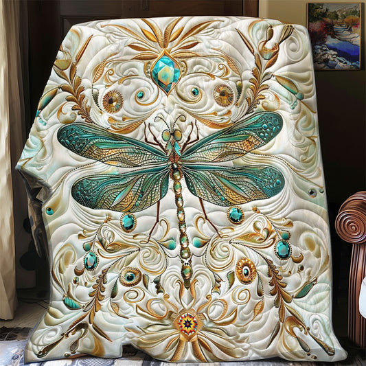 Emerald Dragonfly WJ0412022CL Quilt