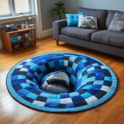 Shark Rise CP2909053CL Quilted Round Mat