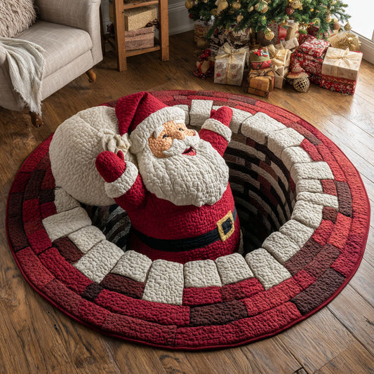 Chimney Cheer CP1811008CL Quilted Round Mat