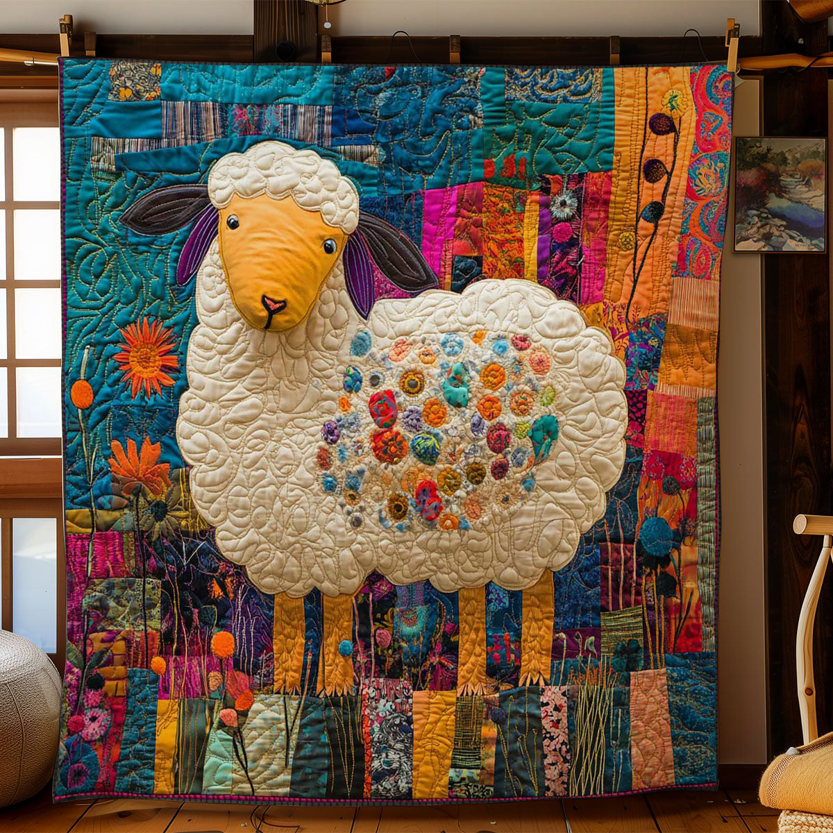 Sheep Harmony WN1703047CL Quilt
