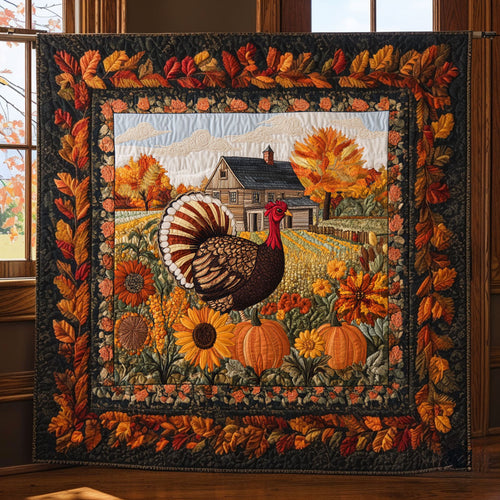 Harvest Charm Turkey WN0409054CL Quilt
