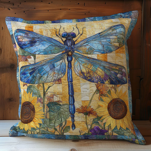 Sunflower And Dragonfly WY0402081CL Quilt Pillow Case