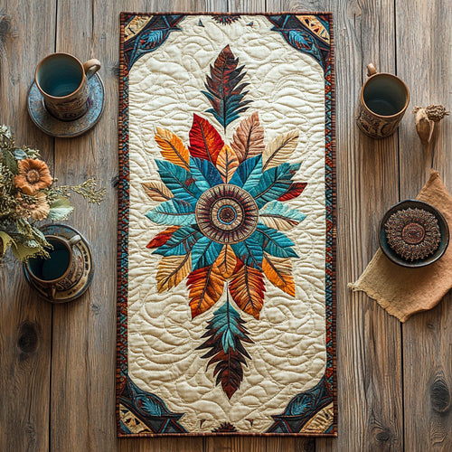 Tribal Harmony CP1906005CL Quilted Table Runner