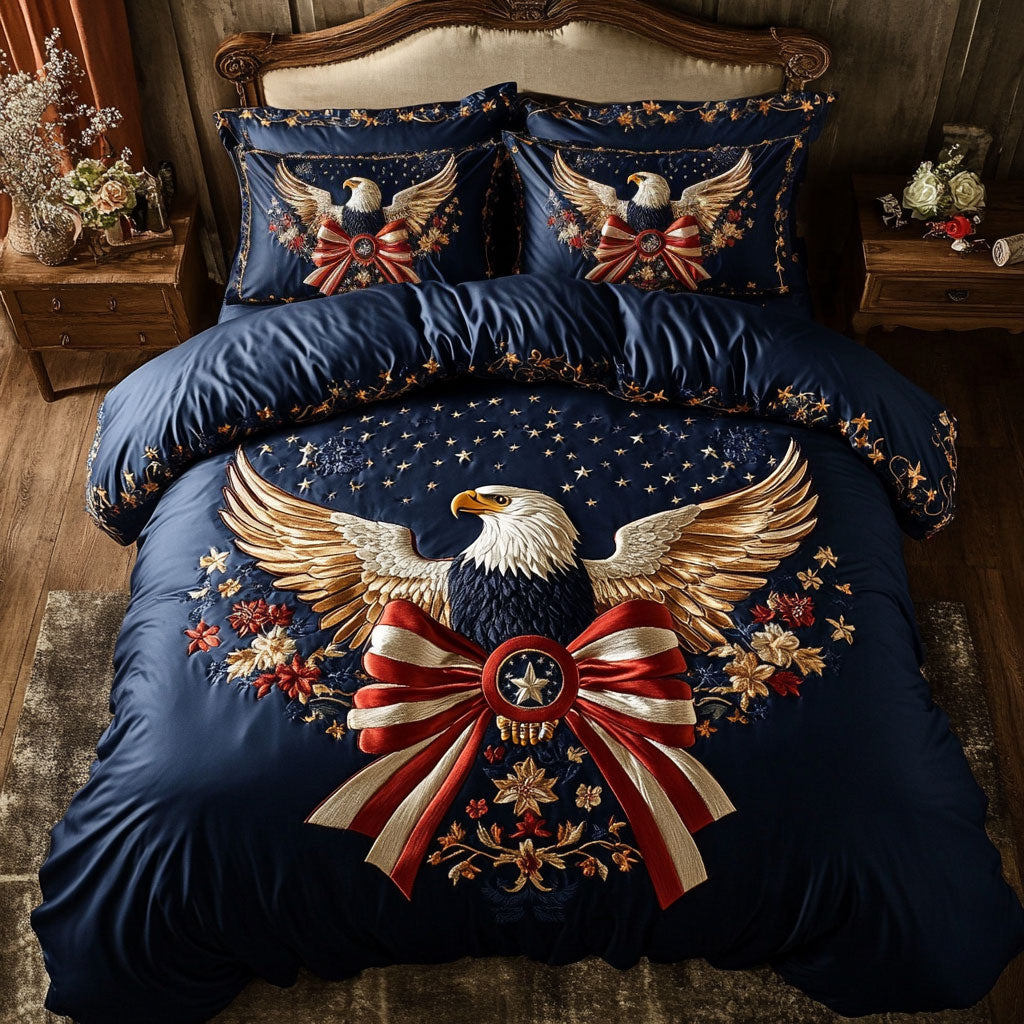 Bald Eagle Homeland WN1206022CL Duvet Cover Set