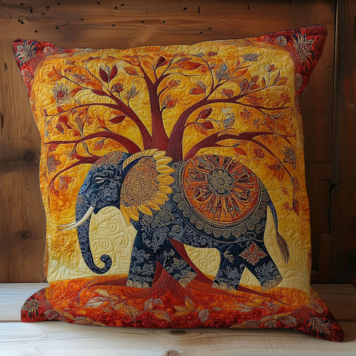 Mystic Elephant AndTree WY1102119CL Quilt Pillow Case