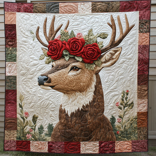 Deer With Rose LT1509046CL Quilt