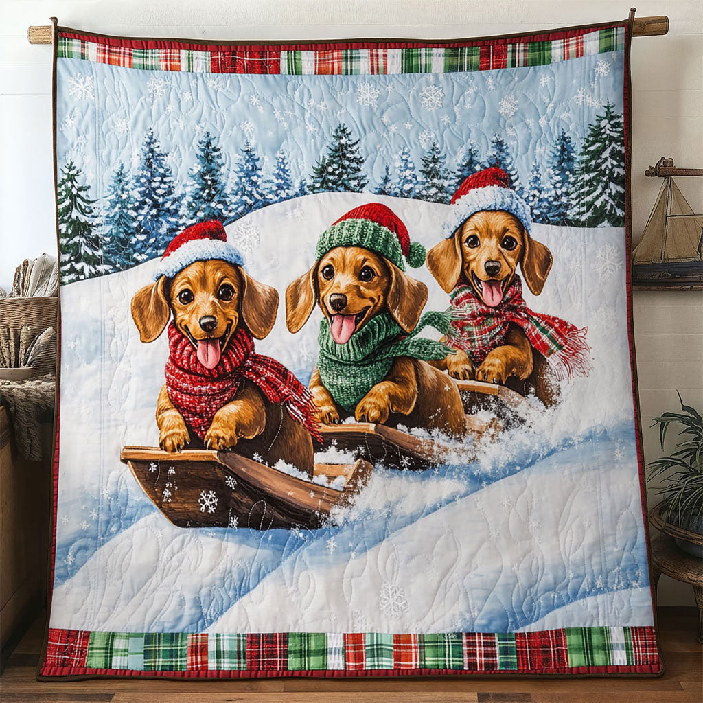 Warm Hug Dachshund WN1211126CL Quilt