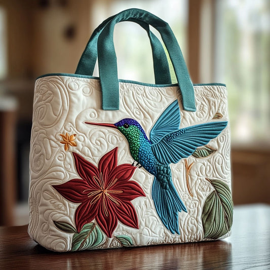 Blooming Flight CP2409025CL Quilted Tote Bag