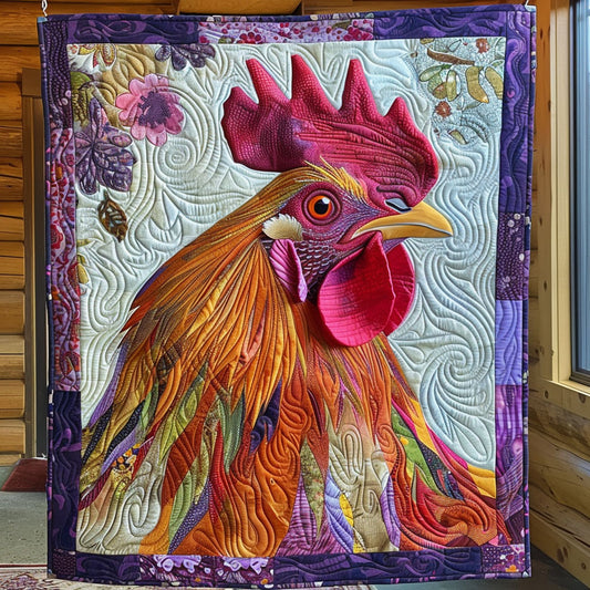 Rooster Portrait CP1905027CL Quilt