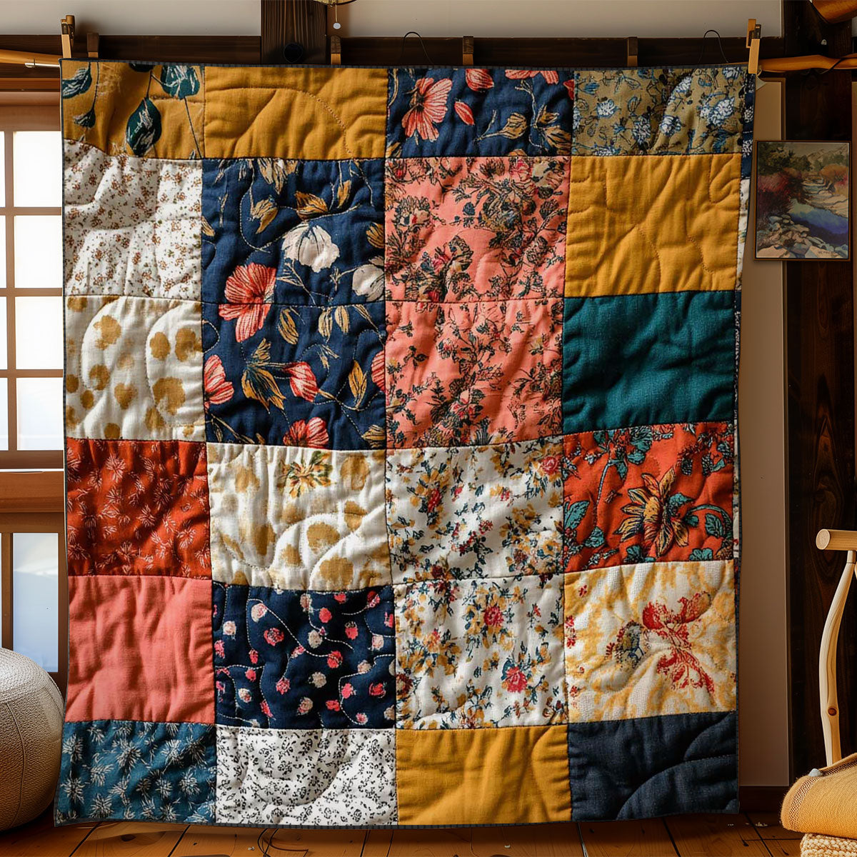 Autumn Patchwork WN1903003CL Quilt