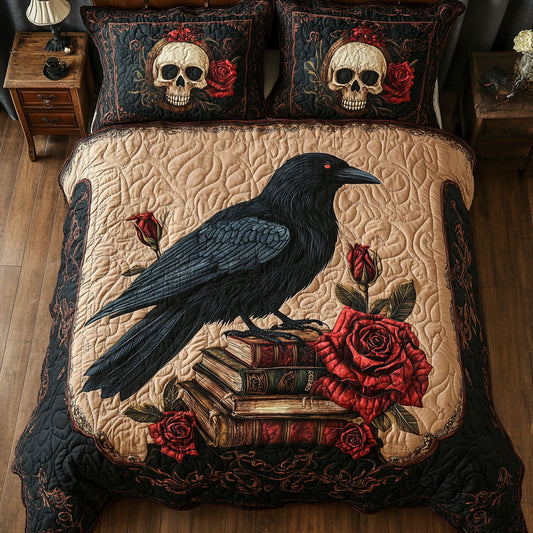 Mystic Raven Book CW0901018CL Duvet Cover Set