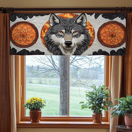 Native Wolf WJ0705022CL Quilted Valance