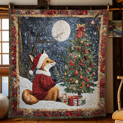 Foxy Christmas Eve WN0711029CL Quilt