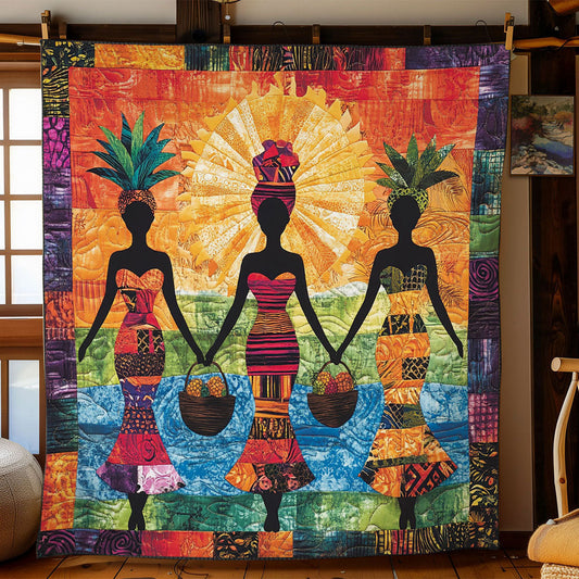 Golden Spirit African Woman WN2111009CL Quilt