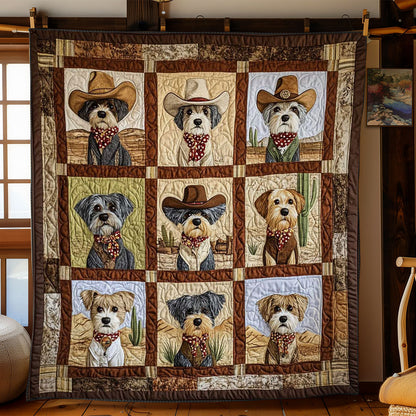 Ranch Life Schnauzer WN0901009CL Quilt