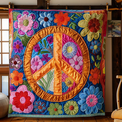 Trippy Hippie Sign WJ1909025CL Quilt