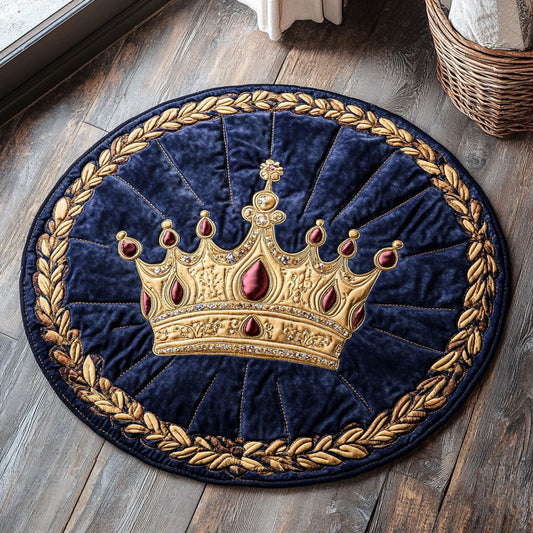 Throne Jewel CP2807010CL Quilted Round Mat