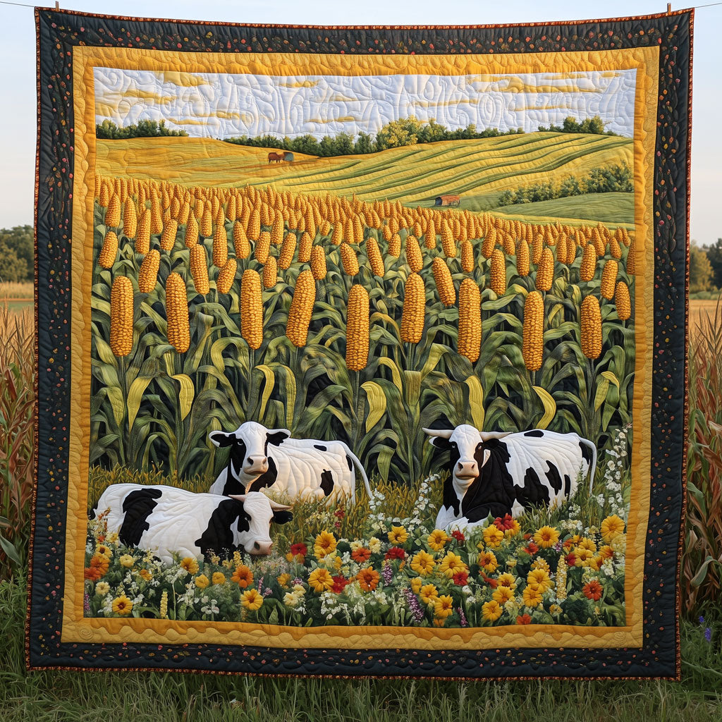 Cows In Corn Field LT1909011CL Quilt