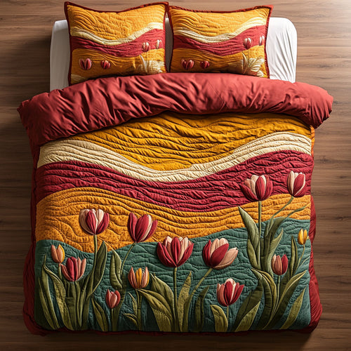 Golden Bloom CP0809028CL Duvet Cover Set
