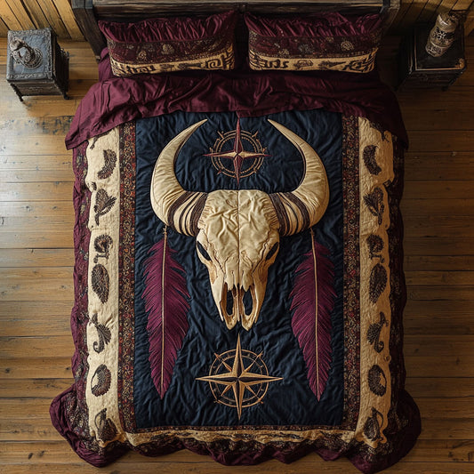 Feathered Skull CP0609073CL Duvet Cover Set