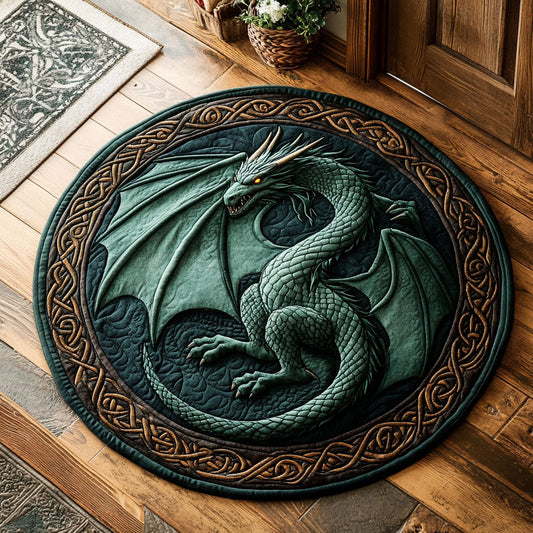 Smolder and Snuggle CM2205007CL Quilted Round Mat