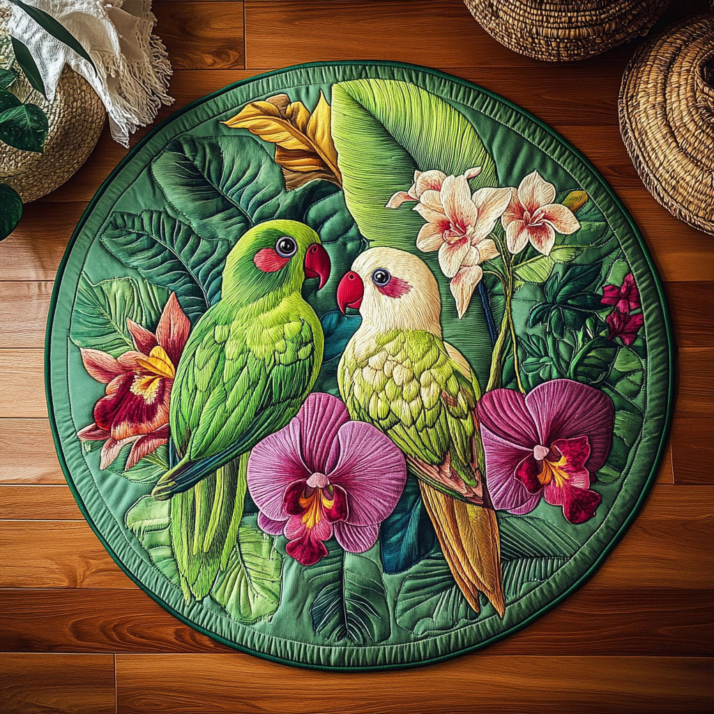 Eden Pair WY1408036CL Quilted Round Mat