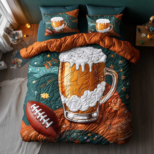 Football And Beer Stars WN1305008CL Duvet Cover Set