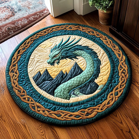 Green Dragon CP2207044CL Quilted Round Mat