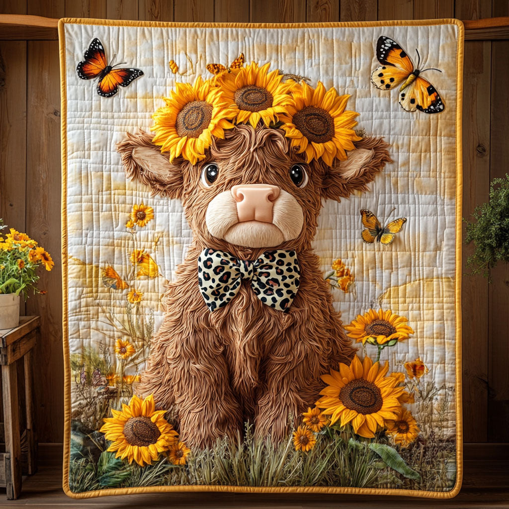 Sunny Moo Bloom CP0707018CL Quilt