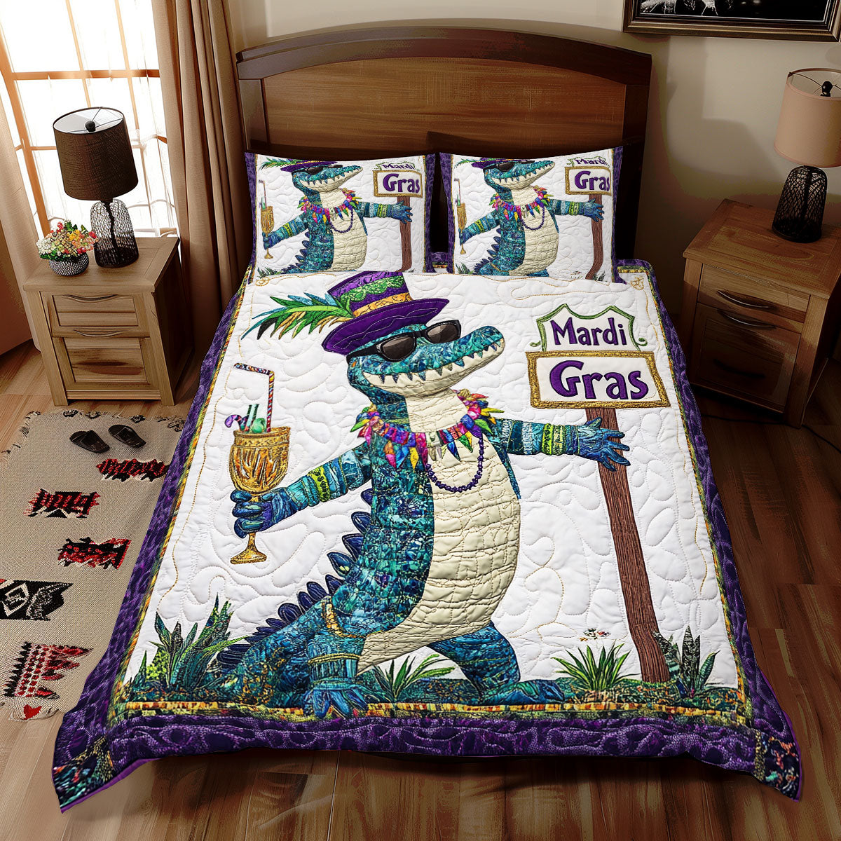 Happy Crocodile WX1812069CL Duvet Cover Set