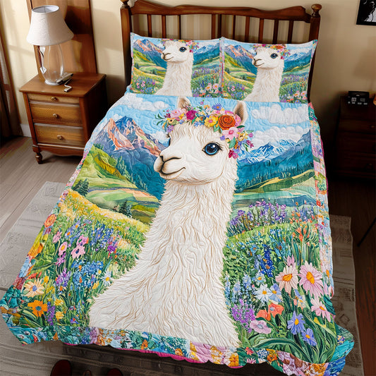 Alpaca Flower WX1612042CL Duvet Cover Set